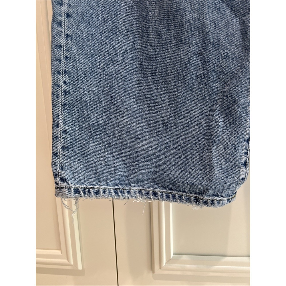 Icon Denim Los Angeles Poppy Wide Leg Jeans Distressed Skater Baggy - Picture 2 of 10